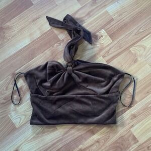 J for Justify Velvet Crop Top